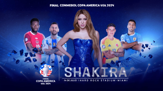 Shakira en la Copa América