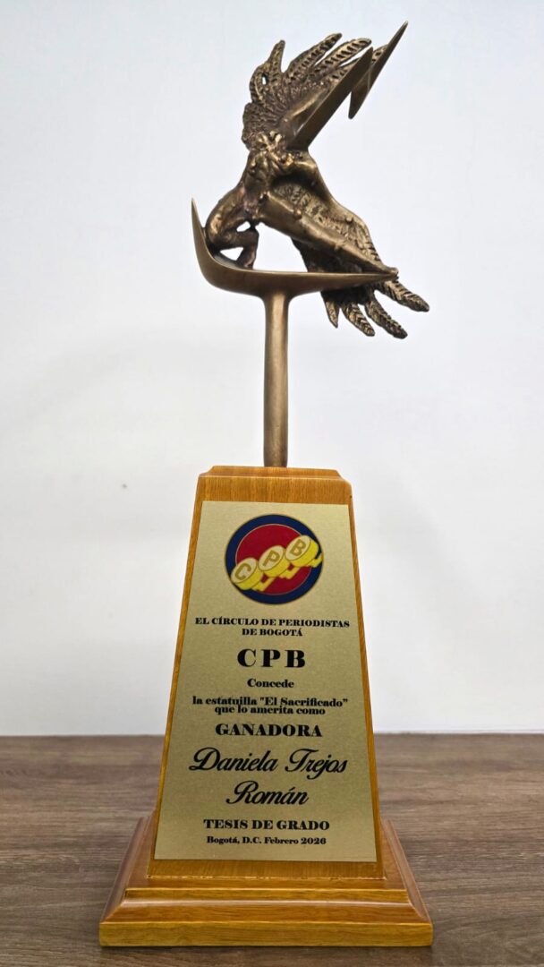 El sacrificado, Rodrigo Arenas Betancur, Premio CPB