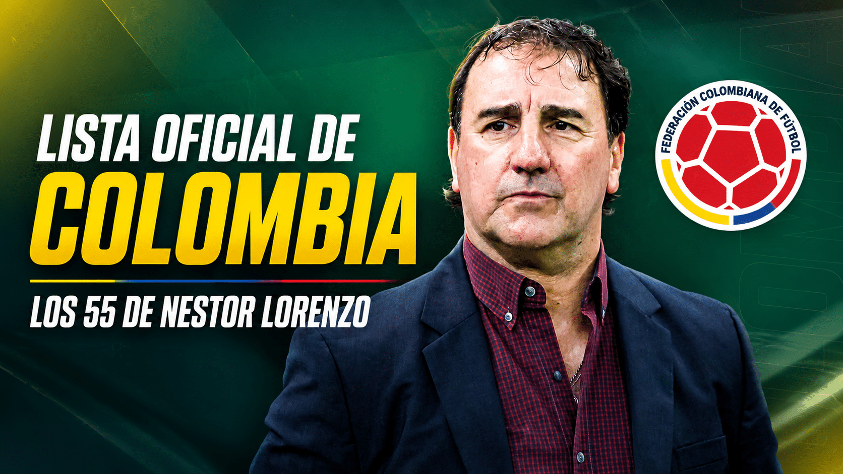 Mundial 2026: Néstor Lorenzo reveló la prelista de la selección de Colombia