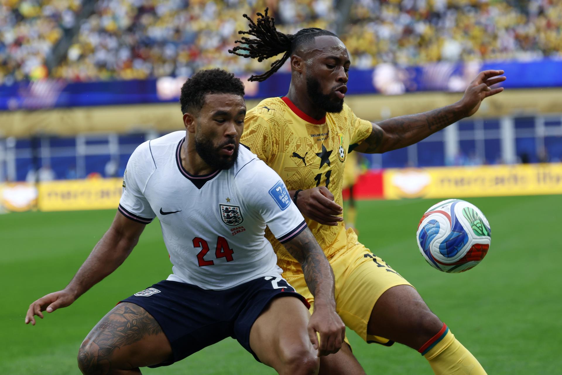 Inglaterra y Ghana empatan sin goles y dejan abierta la definición del Grupo L
