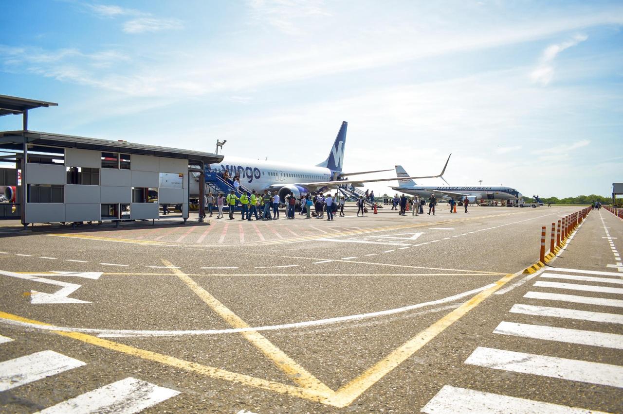 Cartagena: el Aeropuerto Internacional Rafael Núñez movilizó 672.000 viajeros durante el mes del turismo